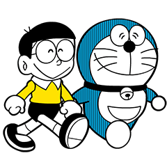 Stiker Doraemon Bergerak Tanpa Kata