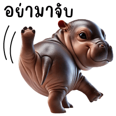 หมูนิ่ม ฮิปโปน้อยน่ารัก2