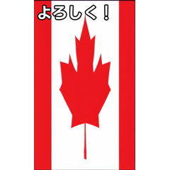 talking canadian flag