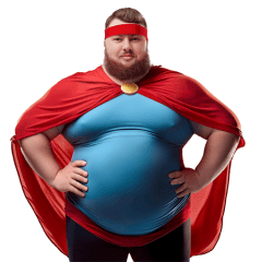 Chubby Superhero