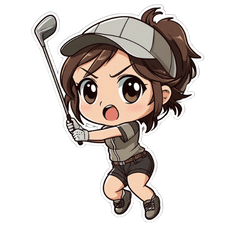 Golfer Female_rock