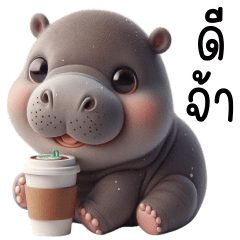 pygmy hippopotamus Doll Cute