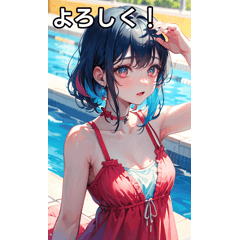 summer pool dress girls