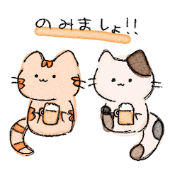 Onikawa cat sticker