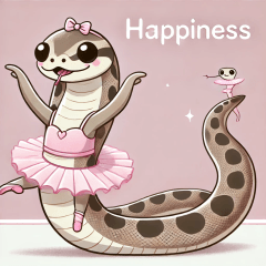 Adorable Ballerina Anaconda