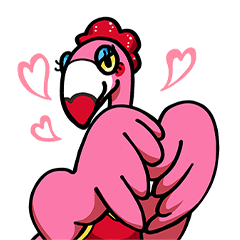 Flamingo sister loves Flamenco