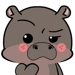 Baby Hippo 4 : Animated Stickers