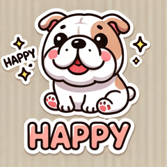 BULLs Bulldog Fun Stickers