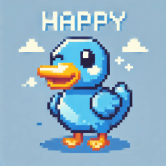 Pixel Duck Emotions