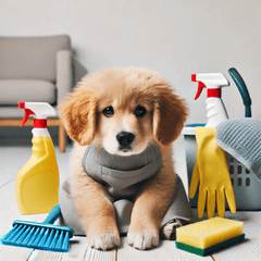 Cleaning Dog's Day Off