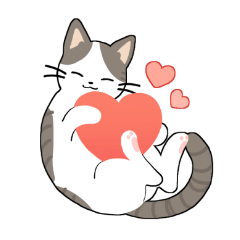 Mozu the cat's daily Sticker