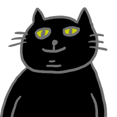 Tabby cat&black cat:daily use