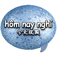 Vietnamese ColorfulBubbleSpeechBalloon6