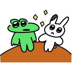 froggy and bunnys' daily life