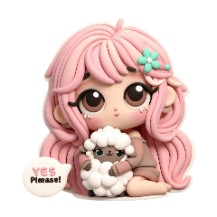 Cutie Pink and Sheeps