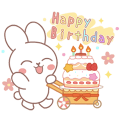 Moving! Rabbit Usable Birthday&Everyday