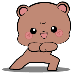 Chubby bear 3 : Effect stickers