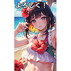 hibiscus swimsuit girls