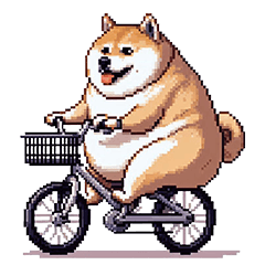 Pixel art Iyo fat shiba