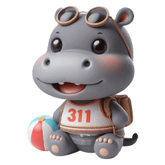 BABY HIPPO 311 - KERJA