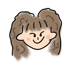 miru curly hair girl