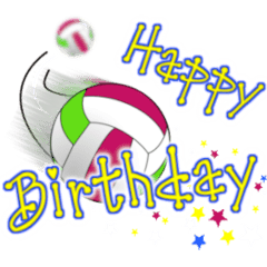 birthday with volleyball