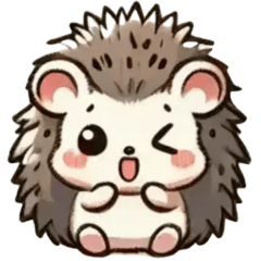 Use every day! Cute Hedgehog Stickers2