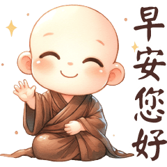 感恩小沙彌2✩早安祝您一日順心_修正