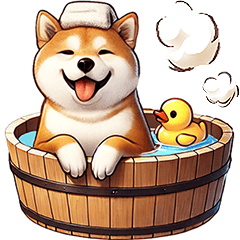 Cuteeeeee Shiba-Inu sticker!