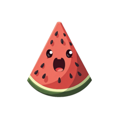 Delicious watermelon so yummy