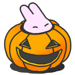 Pink Rabbit LINE Stickers 1