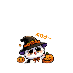 happyhalloween cat sticker