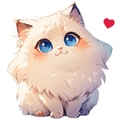 Ragdoll cat 1 Bigstickers