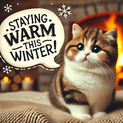 Cute Munchkin Winter Stickers