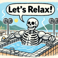 Relaxing Skeleton Workout Lover