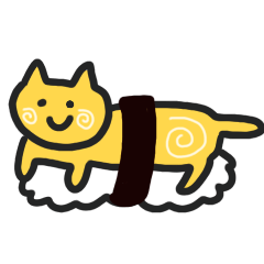 Sushi Cat Stickers