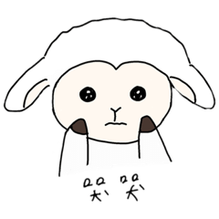 Adorable sheep in our daily life!