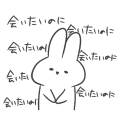 Cute menhera rabbit/meeting