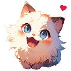 Ragdoll cat 1 ministickers