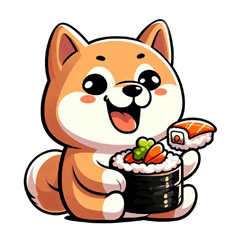 Kawaii Sushi Shiba