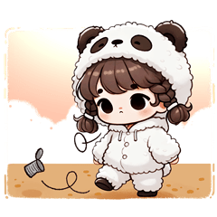 LingLing: Cute Panda Girl #2