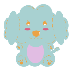 Cotton Candy Poodle