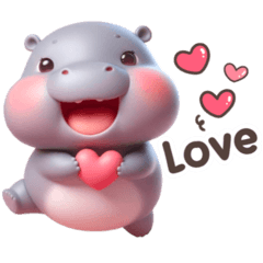 Cute Chubby Hippo (Eng)2