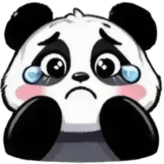 Use every day! Cute Giant Panda Stickers