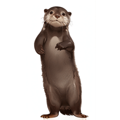 cute otter sticker cute otter sticker