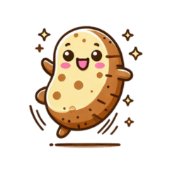 Potato sticker collection1