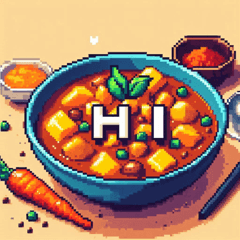 Pixel Curry Stickers @SFW