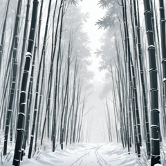 Beautiful Winter Scenery Stickers