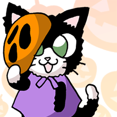 Cat stickers part 3(Halloween)