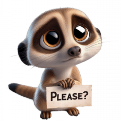 Meerkat Emotional Sticker,